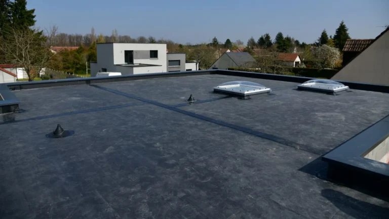 Modern commercial roof inspection